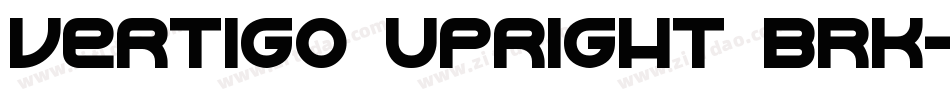 Vertigo Upright BRK字体转换
